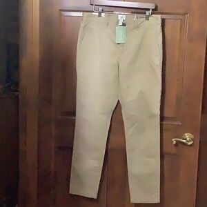 H&M Tan Chinos Slim Fit Cotton Blend